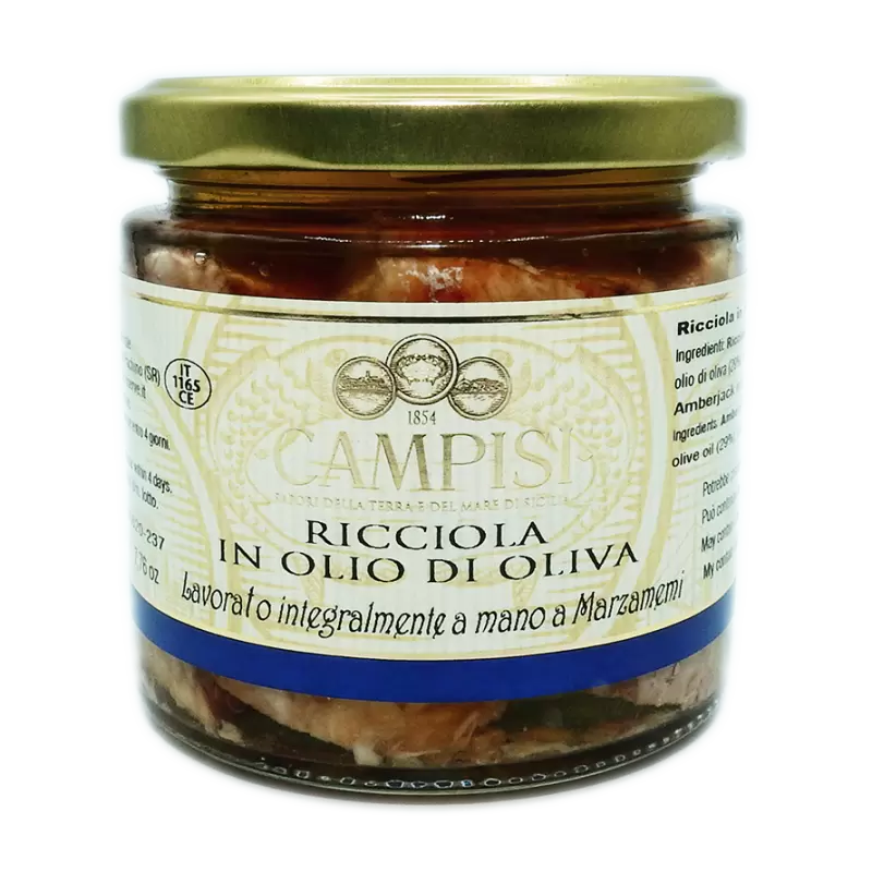 RICCIOLA IN OLIO DI OLIVA CAMPISI