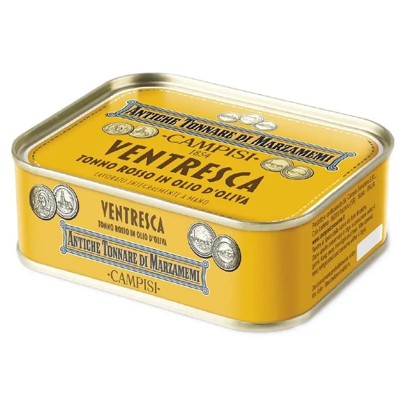 VENTRESCA DI TONNO ROSSO IN OLIO D'OLIVA CAMPISI